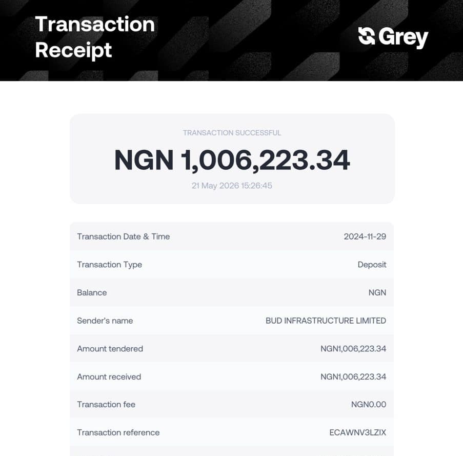 Student testimonial: ₦1m payment received for a month of work